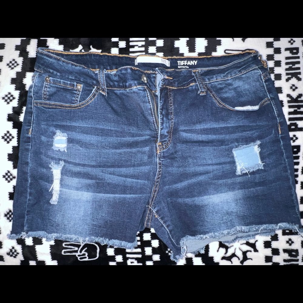 Denim shorts